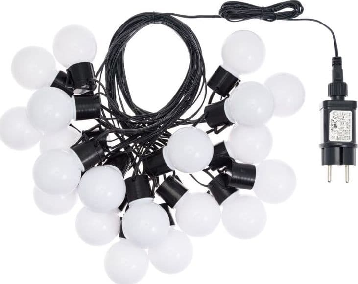 Catena Luminosa Con 20 Lampadine A Led Decorazione Per Giardino 10 Mt Illuminazione/Illuminazione per esterni/Catene luminose Decor Space - Altamura, Commerciovirtuoso.it