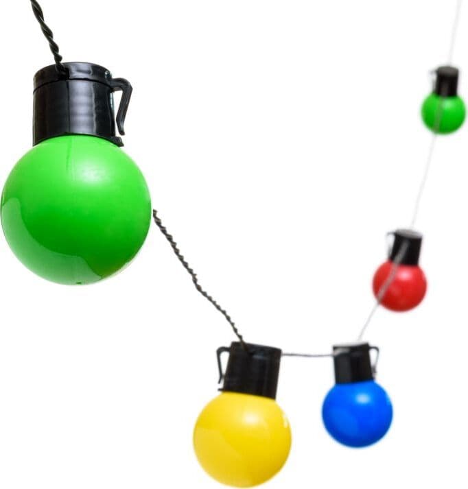 Catena Luminosa Con 20 Lampadine A Led Decorazione Per Giardino 10 Mt Illuminazione/Illuminazione per esterni/Catene luminose Decor Space - Altamura, Commerciovirtuoso.it