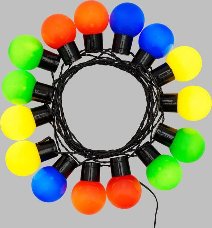 Catena Luminosa Con 20 Lampadine A Led Decorazione Per Giardino 10 Mt Illuminazione/Illuminazione per esterni/Catene luminose Decor Space - Altamura, Commerciovirtuoso.it