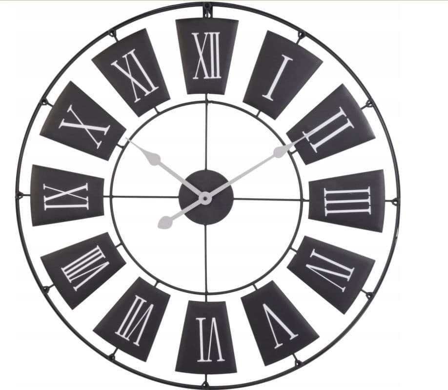 Orologio a parete con numeri romani per cameretta e cucina idea regalo Ø 70 cm Casa e cucina/Decorazioni per interni/Orologi/Orologi da parete Decor Space - Altamura, Commerciovirtuoso.it
