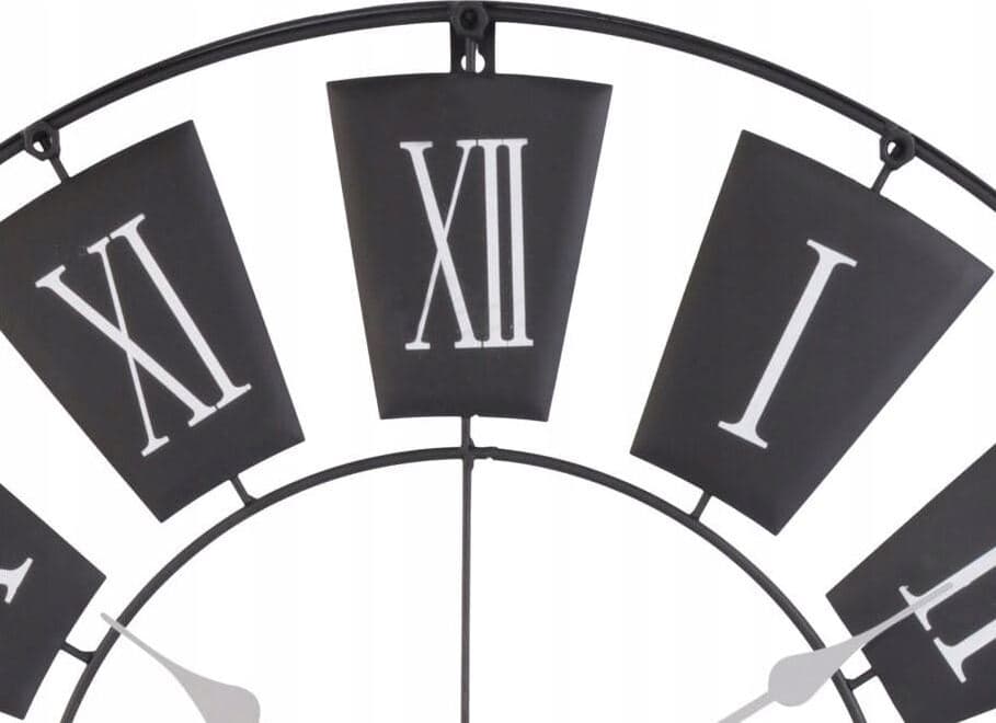 Orologio a parete con numeri romani per cameretta e cucina idea regalo Ø 70 cm Casa e cucina/Decorazioni per interni/Orologi/Orologi da parete Decor Space - Altamura, Commerciovirtuoso.it