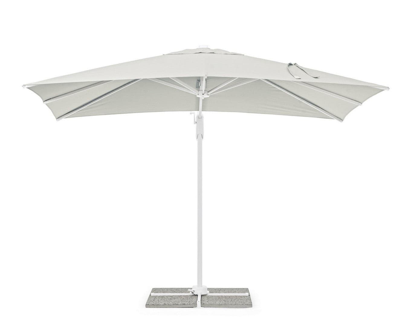 Ombrellone "Eden" a braccio laterale con struttura in alluminio, per esterno, telo color naturale Giardino e giardinaggio/Arredamento da giardino e accessori/Ombrelloni tende e tettucci parasole/Ombrelloni Decor Space - Altamura, Commerciovirtuoso.it