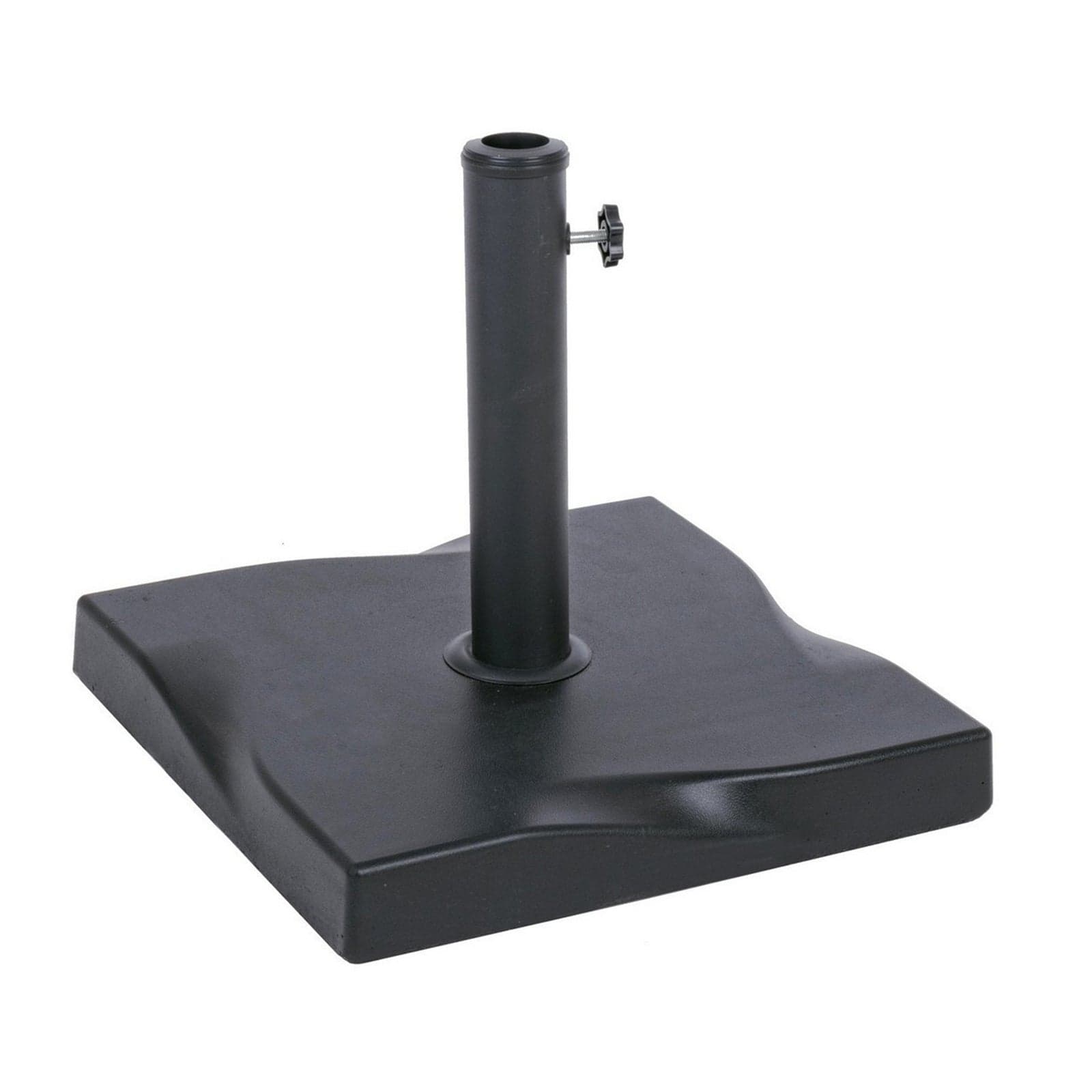 Base per ombrellone quadrata "Salonicco" in cemento con 3 regolatori in Basi e supporti per ombrelloni Decor Space - Altamura, commercioVirtuoso.it