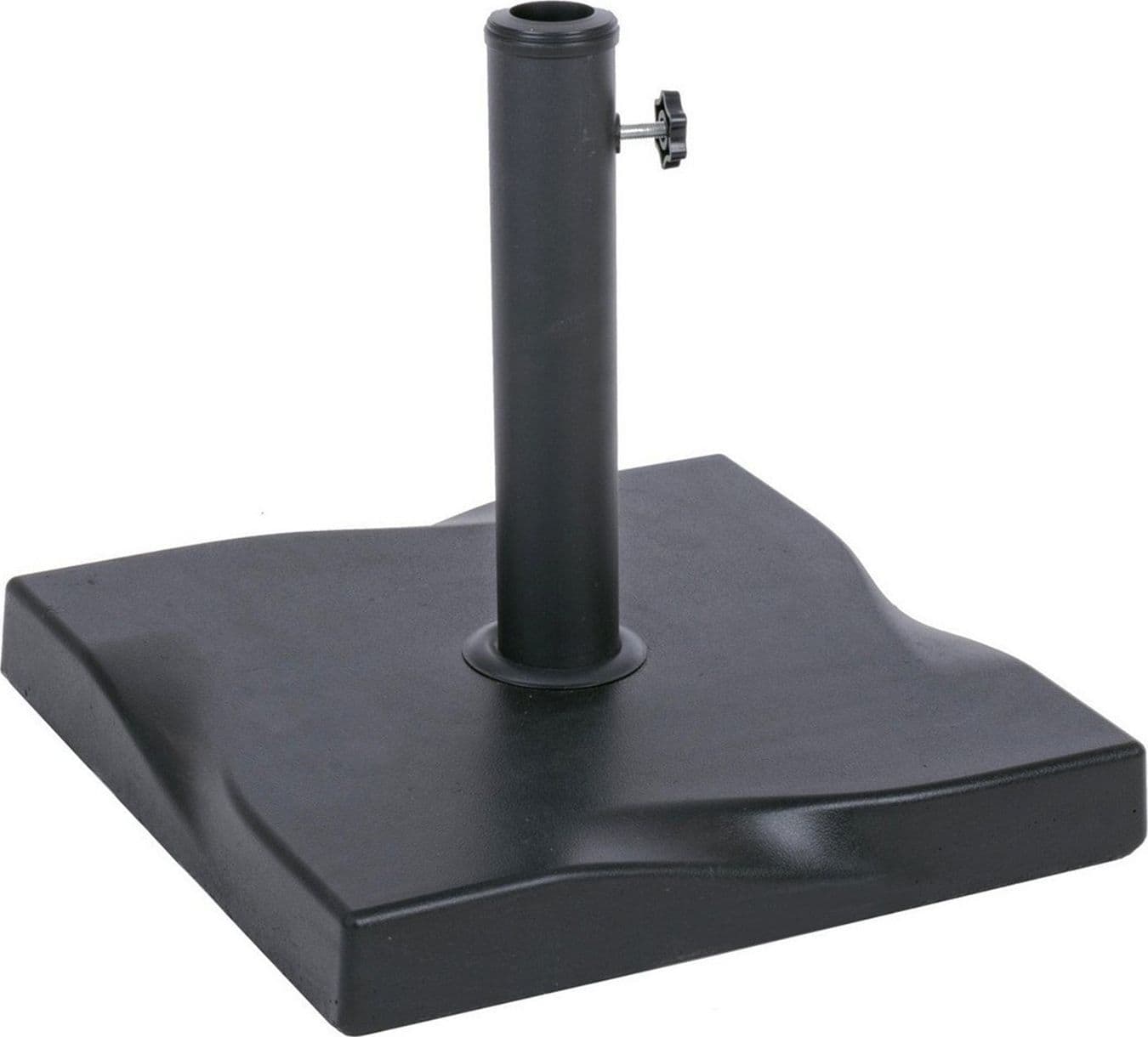 Base per ombrellone quadrata "Salonicco" in cemento con 3 regolatori in Basi e supporti per ombrelloni Decor Space - Altamura, commercioVirtuoso.it