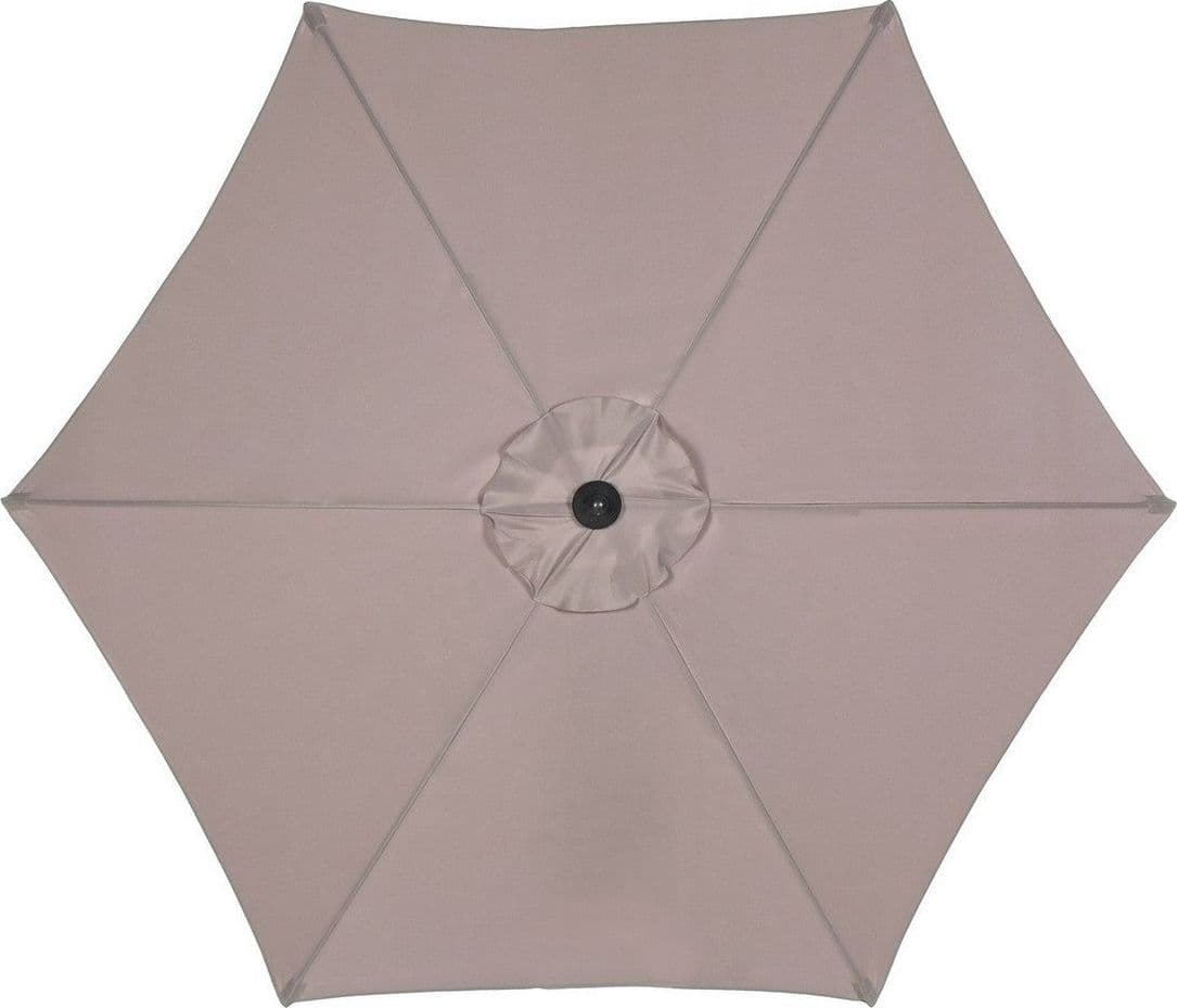 Ombrellone "Delfi" a palo centrale, struttura in acciaio per esterno da 270 cm in Ombrelloni Decor Space - Altamura, commercioVirtuoso.it