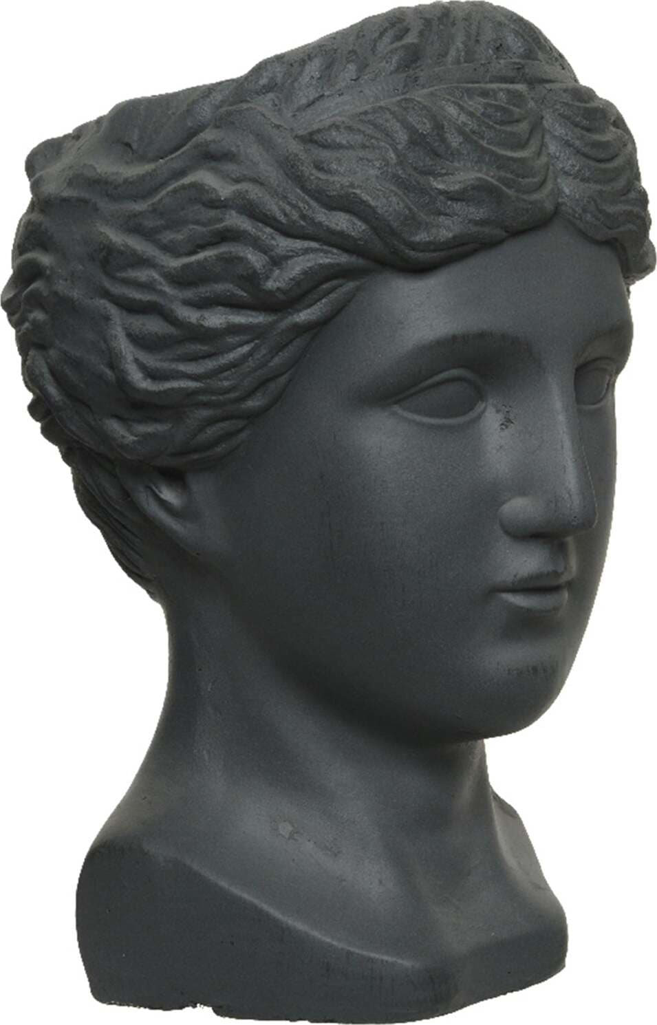 Statua decorativa in poliresina Testa Artemide Porta vaso decorativo h 39 cm Giardino e giardinaggio/Attrezzi da giardino e attrezzature per l'irrigazione/Vasi e accessori per piante/Vasi tradizionali Decor Space - Altamura, Commerciovirtuoso.it