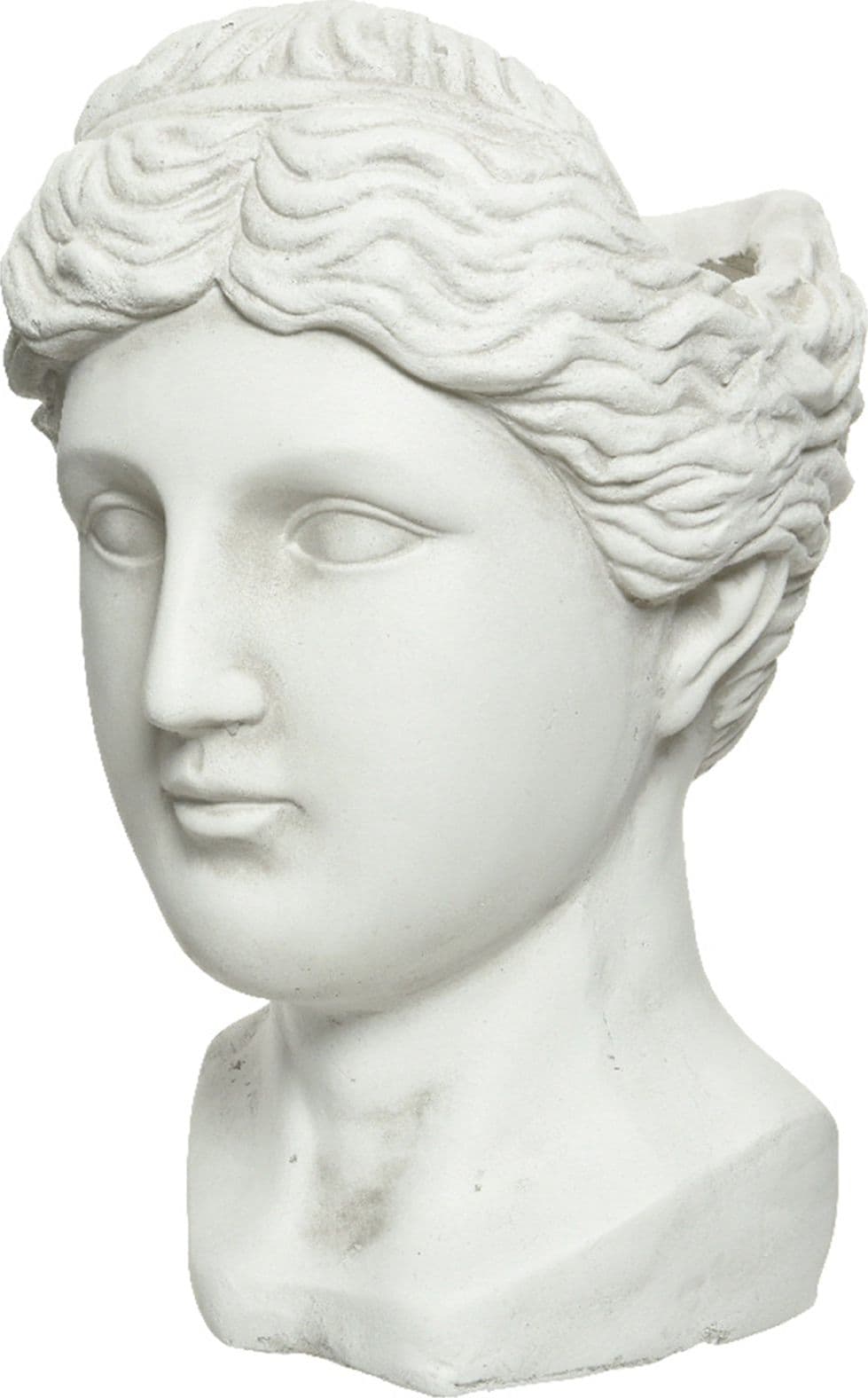 Statua decorativa in poliresina Testa Artemide Porta vaso decorativo h 39 cm in Vasi tradizionali Decor Space - Altamura, commercioVirtuoso.it