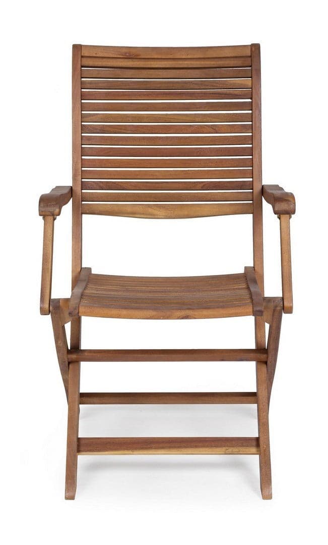 Sedia "Noemi" in legno di acacia, finitura ad olio, pieghevole per esterno in Sedie per tavolo da giardino Decor Space - Altamura, commercioVirtuoso.it