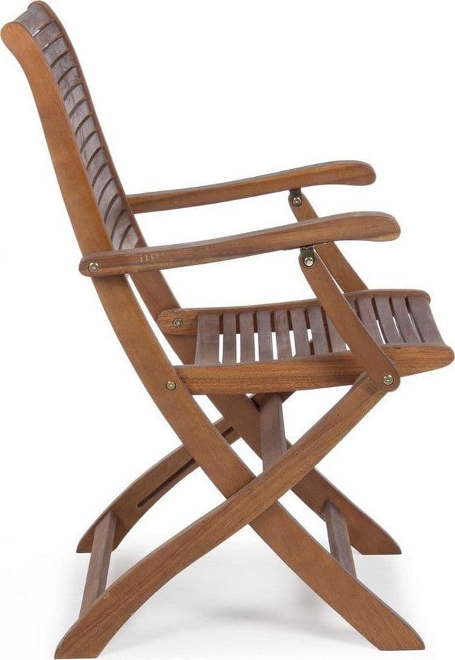 Sedia "Noemi" in legno di acacia, finitura ad olio, pieghevole per esterno in Sedie per tavolo da giardino Decor Space - Altamura, commercioVirtuoso.it