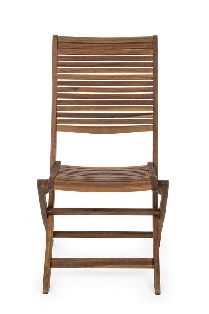 Sedia "Noemi" in legno di acacia, finitura ad olio, pieghevole per esterno in Sedie per tavolo da giardino Decor Space - Altamura, commercioVirtuoso.it