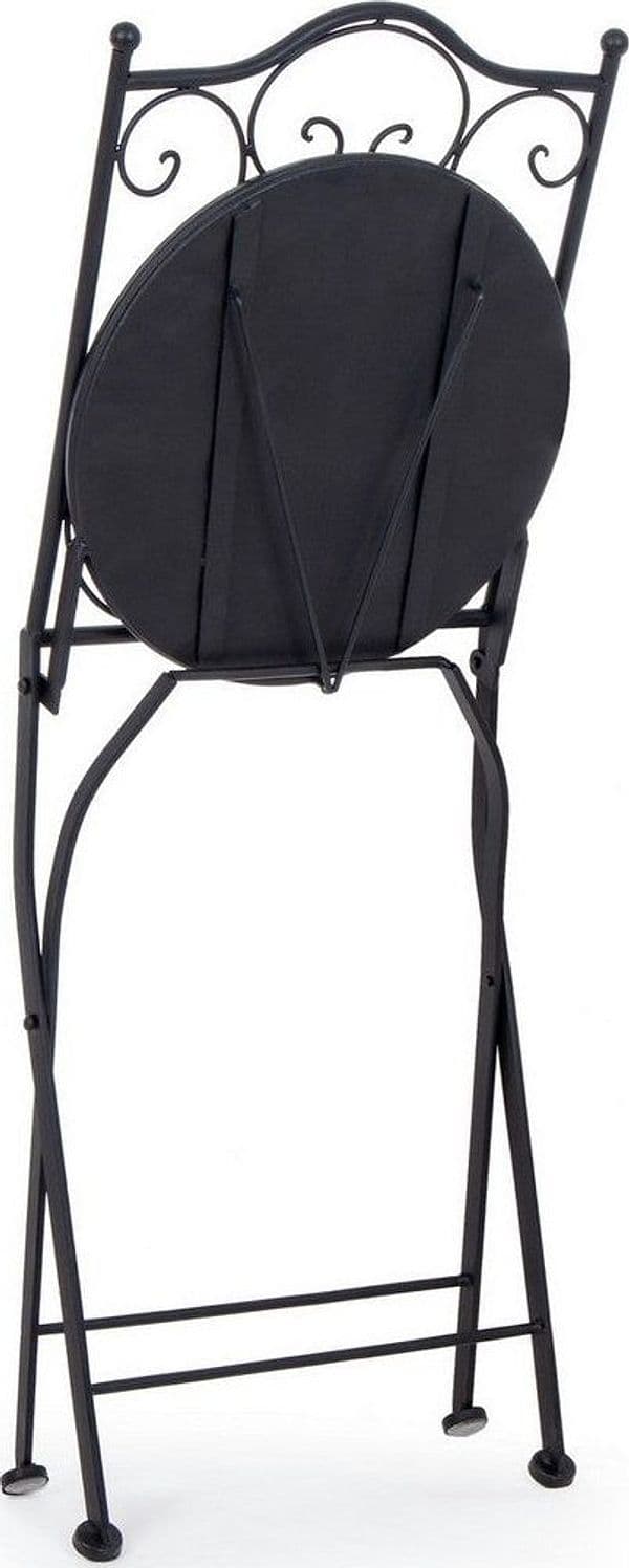 Sedia pieghevole "Bisanzio" da cafè, struttura in acciaio per l'esterno pieghevole in Sedie per tavolo da giardino Decor Space - Altamura, commercioVirtuoso.it