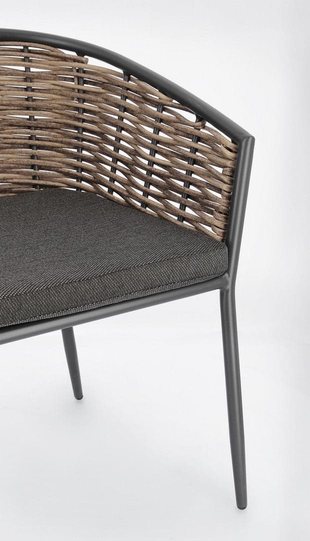 Sedia con braccioli "Maribela" struttura e gambe in alluminio, per esterno, seduta con cuscini in Sedie per tavolo da giardino Decor Space - Altamura, commercioVirtuoso.it