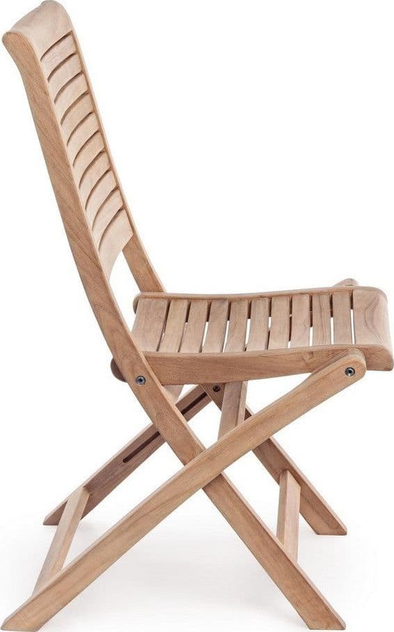 Sedia "Maryland" struttura in legno di Teak, pieghevole, per esterno da 44.5 cm in Sedie per tavolo da giardino Decor Space - Altamura, commercioVirtuoso.it