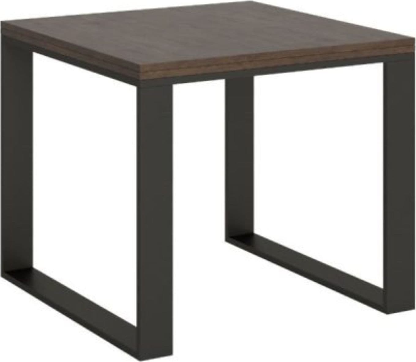Tavolo "Siracusa" allungabile in legno per sala da pranzo – Allungabile fino a 180 cm, Noce – Itamoby – moderno
