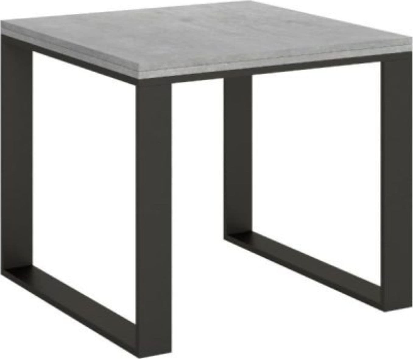 Tavolo "Siracusa" allungabile in legno per sala da pranzo – Allungabile fino a 240 cm, Cemento – Itamoby – moderno