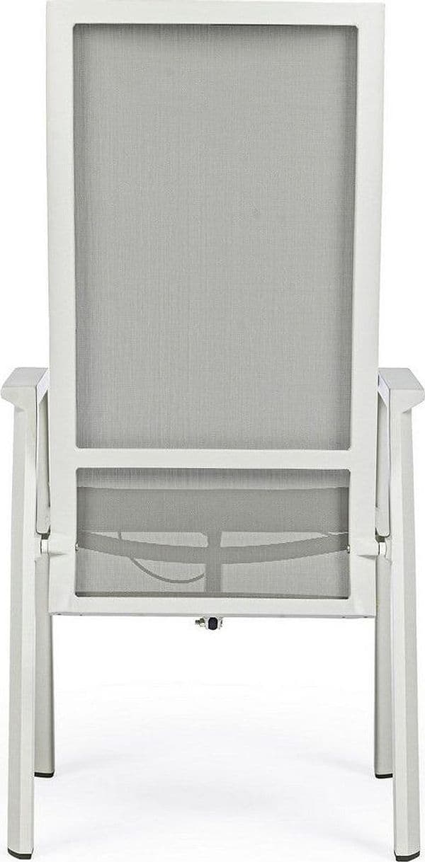Sedia reclinabile con braccioli "Steven Lunar" struttura in alluminio per esterno Giardino e giardinaggio/Arredamento da giardino e accessori/Sedie/Sedie per tavolo da giardino Decor Space - Altamura, Commerciovirtuoso.it