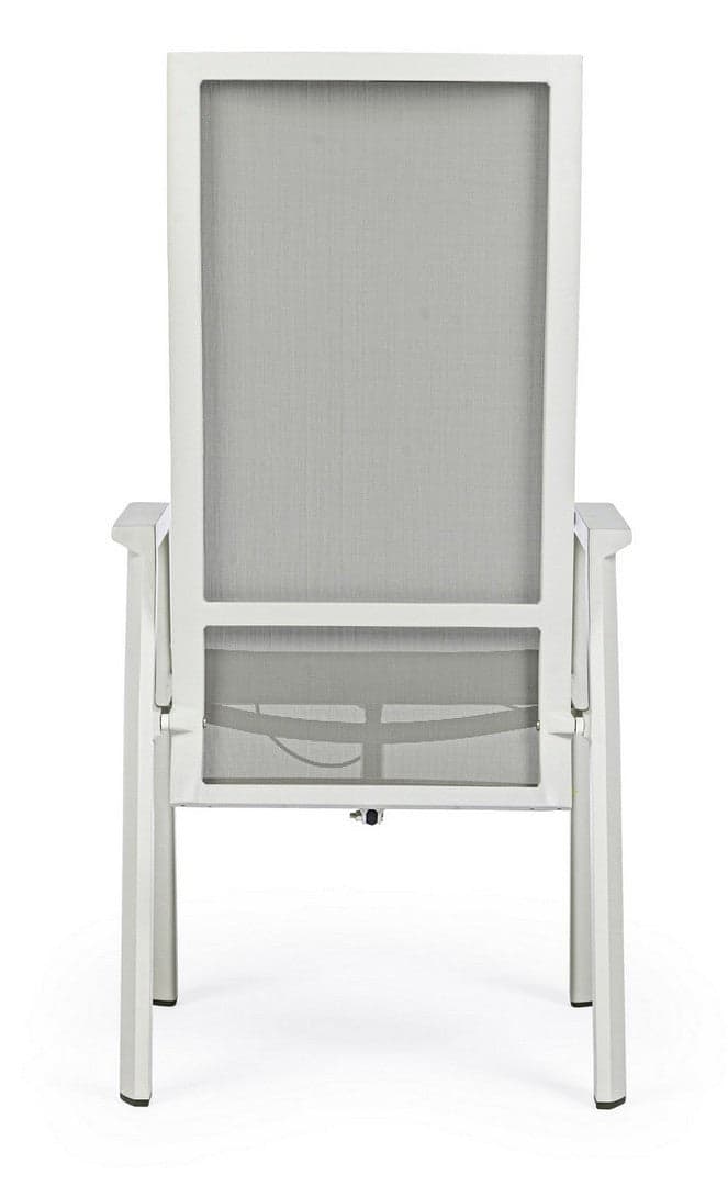 Sedia reclinabile con braccioli "Steven Lunar" struttura in alluminio per esterno Giardino e giardinaggio/Arredamento da giardino e accessori/Sedie/Sedie per tavolo da giardino Decor Space - Altamura, Commerciovirtuoso.it