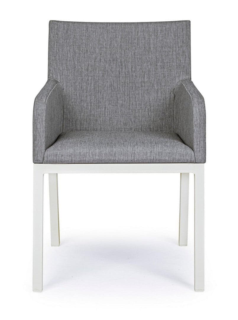 Sedia con braccioli "Owen", struttura in alluminio, cuscini imbottiti comodi in Sedie per tavolo da giardino Decor Space - Altamura, commercioVirtuoso.it