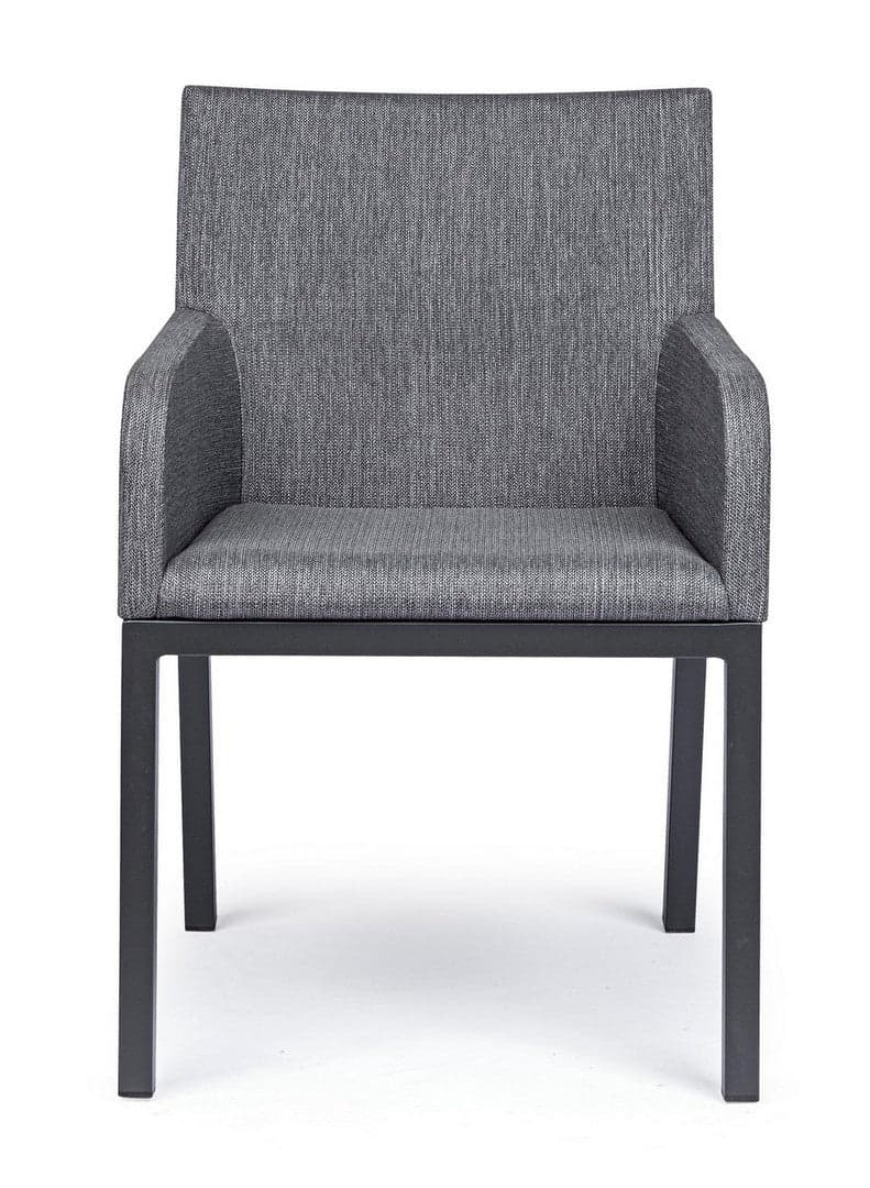 Sedia con braccioli "Owen", struttura in alluminio, cuscini imbottiti comodi in Sedie per tavolo da giardino Decor Space - Altamura, commercioVirtuoso.it