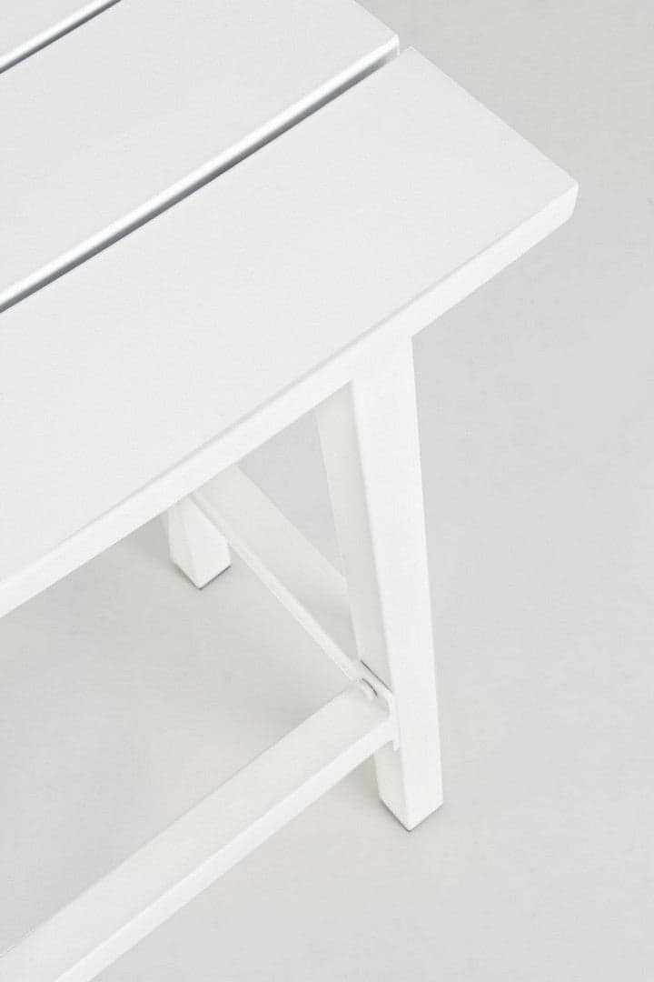 Sgabello da bar "Skipper" con struttura in alluminio, seduta comoda per esterno, da 71 cm in Sgabelli da bar Decor Space - Altamura, commercioVirtuoso.it