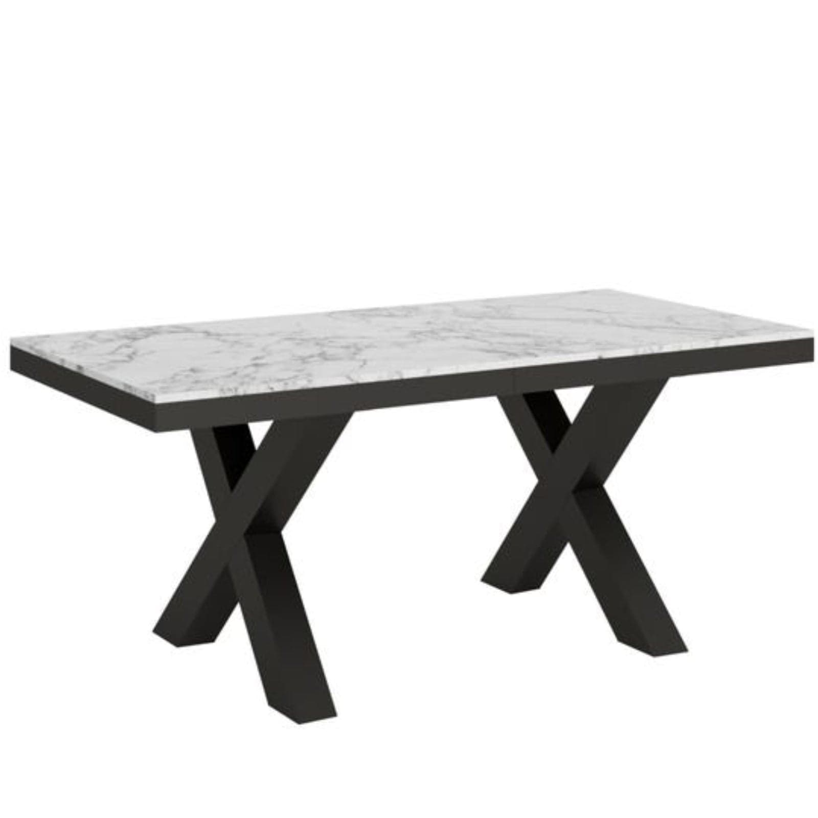 Tavolo "Andria" allungabile in legno per sala da pranzo in Tavoli da sala da pranzo Decor Space - Altamura, commercioVirtuoso.it