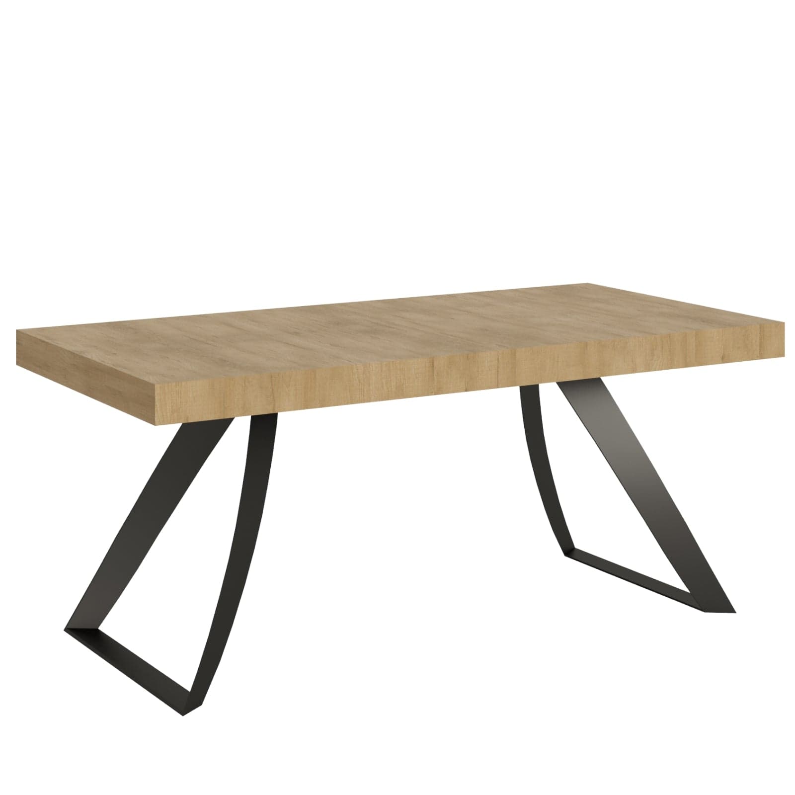 Tavolo "Alessandria" allungabile in legno per sala da pranzo in Tavoli da sala da pranzo Decor Space - Altamura, commercioVirtuoso.it