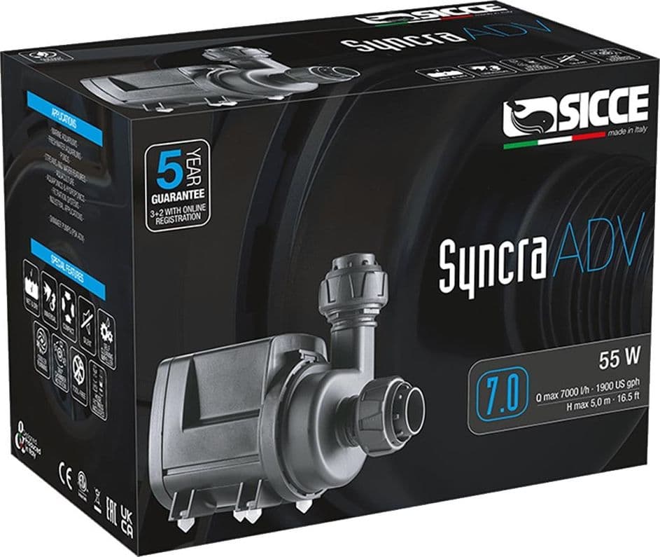 Sicce Pompa Multifunzione Syncra ADV 7.0 da 7000 Litri Ora Cavo 3 Metri - 2