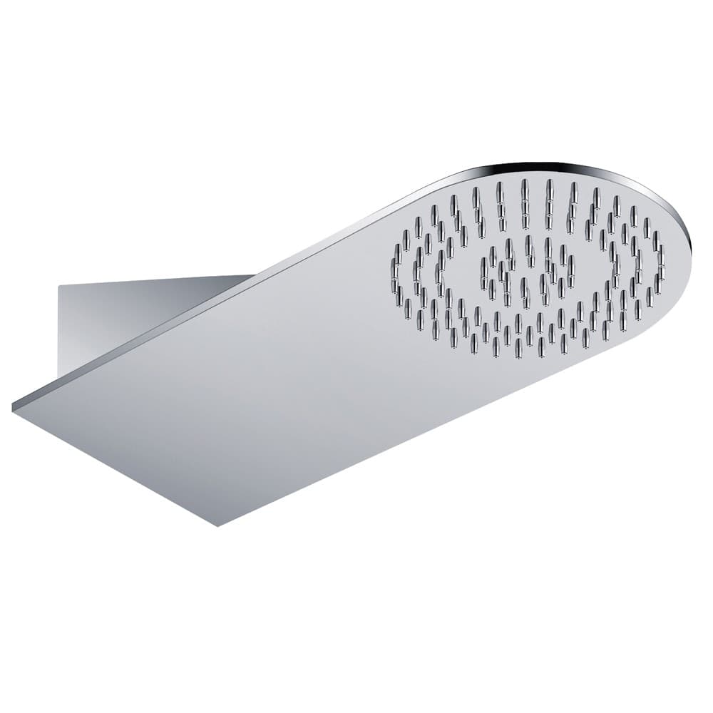 Soffione Doccia a Parete Acciaio Inox Punta Tonda - 8