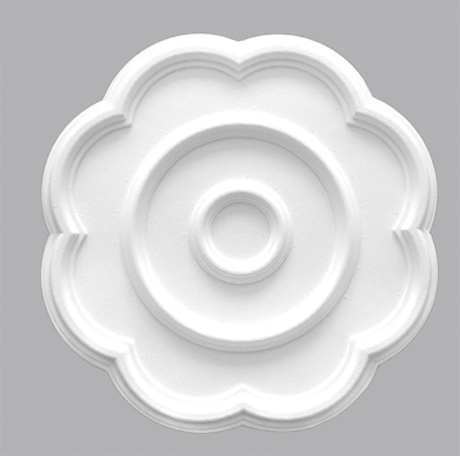 * SUPER PREZZO * Rosone decorativo 3D a soffitto mod. FLOWER lampadario in XPS 54cm - Eternal Parquet
