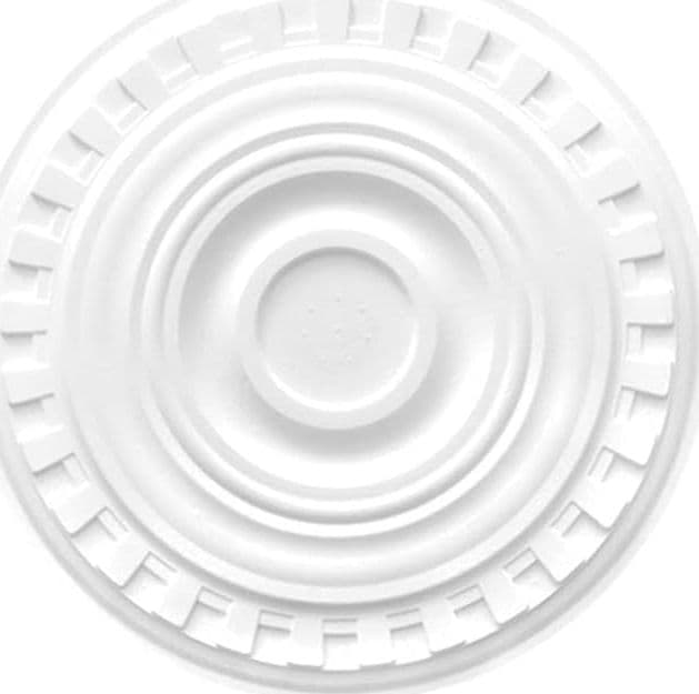 * SUPER PREZZO * Rosone decorativo 3D a soffitto mod. GRECO lampadario in XPS 48cm