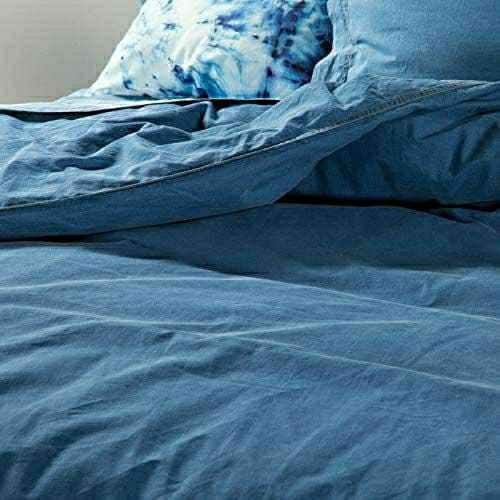 Caleffi Lenzuolo Cotone Jeans Blu Matrimoniale - 4