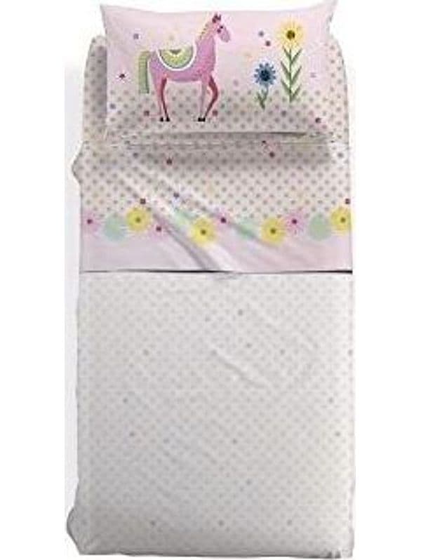 Caleffi Fantasy Completo Lenzuola, Cotone , Rosa, Singolo, 1006338 , Caleffi Kids – letto