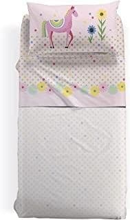 Caleffi Fantasy Completo Lenzuola, Cotone , Rosa, Singolo, 1006338 , Caleffi Kids - 2