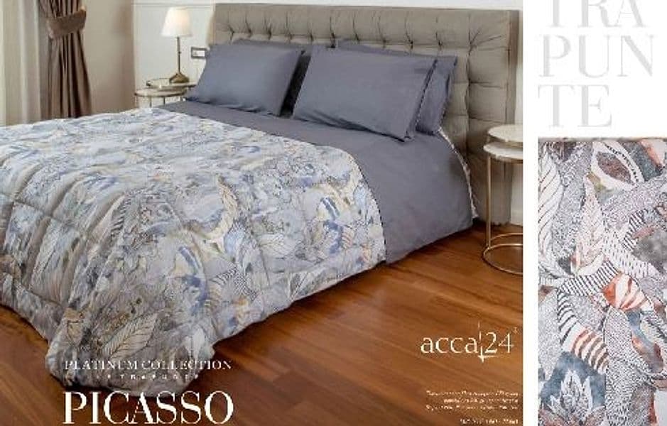 Trapunta Matrimoniale Art.Picasso Acca24 Colore Oro – Ambrosiana – letto