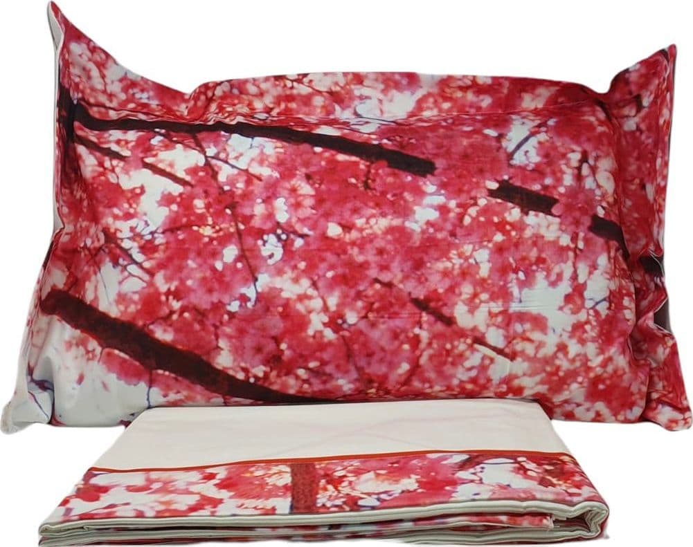 COMPLETO LENZUOLA MATRIMONIALE ART. FIOR DI PESCO – letto