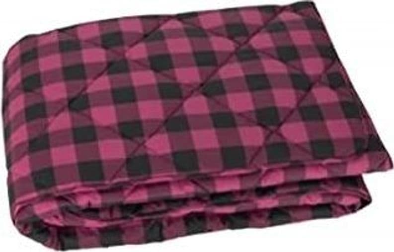 Trapunta Invernale Check Ciclamino Scuro (Una piazza (170x260cm)) – Gabel – tessuto