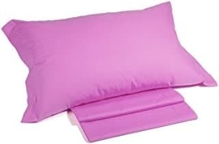 Caleffi Cotone tinta unita Completo Lenzuola, Cotone , Orchidea, Matrimoniale, 00954 , Caleffi - 2
