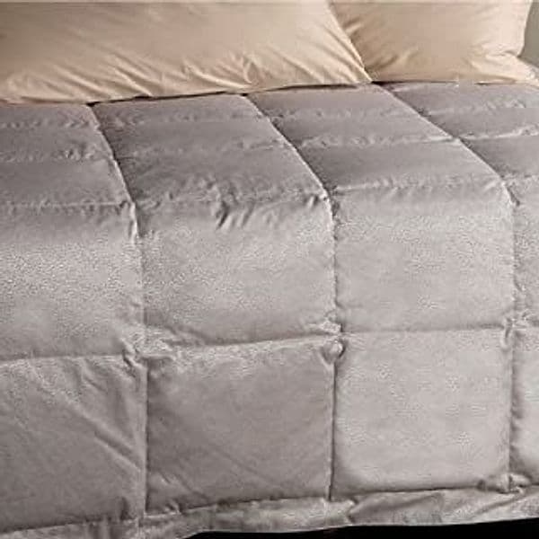 Daunen Step Trapunta in piuma fantasia Contemporanea 10014C | 270x260 cm - matrimoniale standard Colore BeigeGrigio – letto