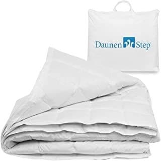 Daunen Step Piumino in piuma Qualità D200 | 250x200 cm - matrimoniale standard Primavera/Estate (Calore Mid-Season ) - 2