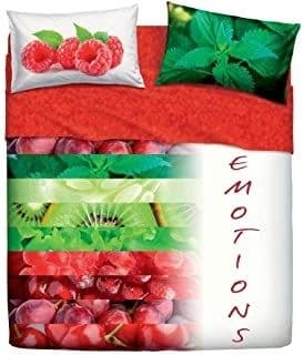 Bassetti - set lenzuola letto matrimoniale 2 piazze bassetti not only fruits - 2