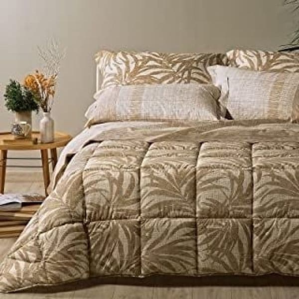 Caleffi Trapunta Matrimoniale in Cotone Green Art. Green - Ecrù, 2 Piazze – letto
