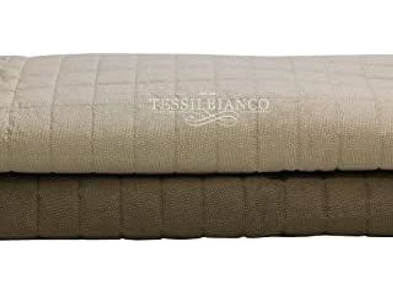 Gabel Chromo, COPRILETTO Trapuntato Matrimoniale Tortora – tessuto