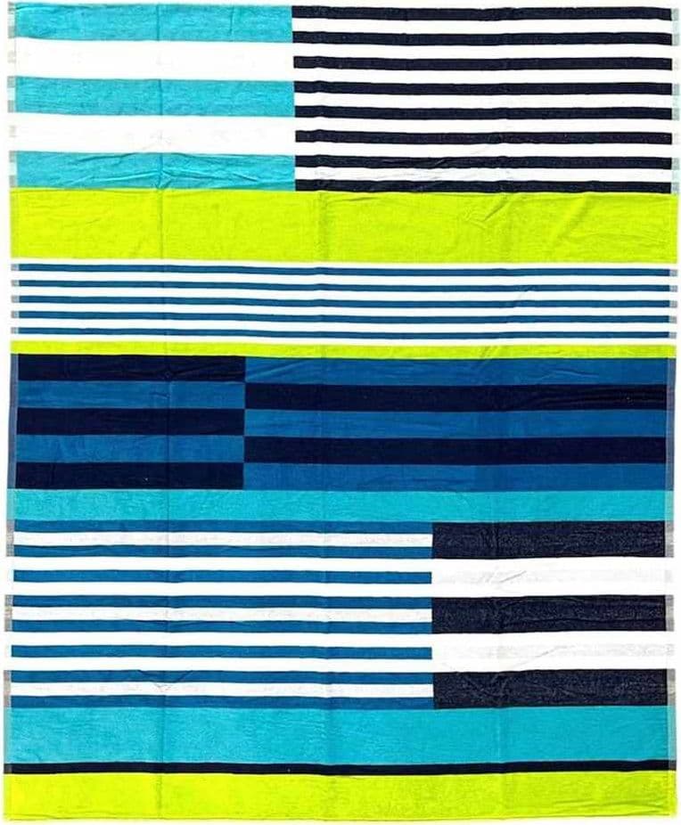 Teli Mare Misura Grande In Spugna Di Cotone 140x165 Varie Fantasie Multicolor Casa e cucina/Tessili per la casa/Biancheria da bagno/Asciugamani/Teli mare La Bottega del Risparmio - Bari, Commerciovirtuoso.it