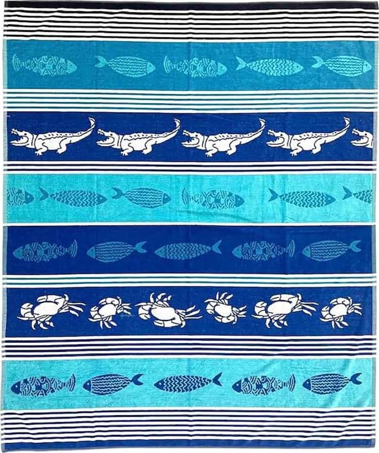 Teli Mare Misura Grande In Spugna Di Cotone 140x165 Varie Fantasie Multicolor Casa e cucina/Tessili per la casa/Biancheria da bagno/Asciugamani/Teli mare La Bottega del Risparmio - Bari, Commerciovirtuoso.it