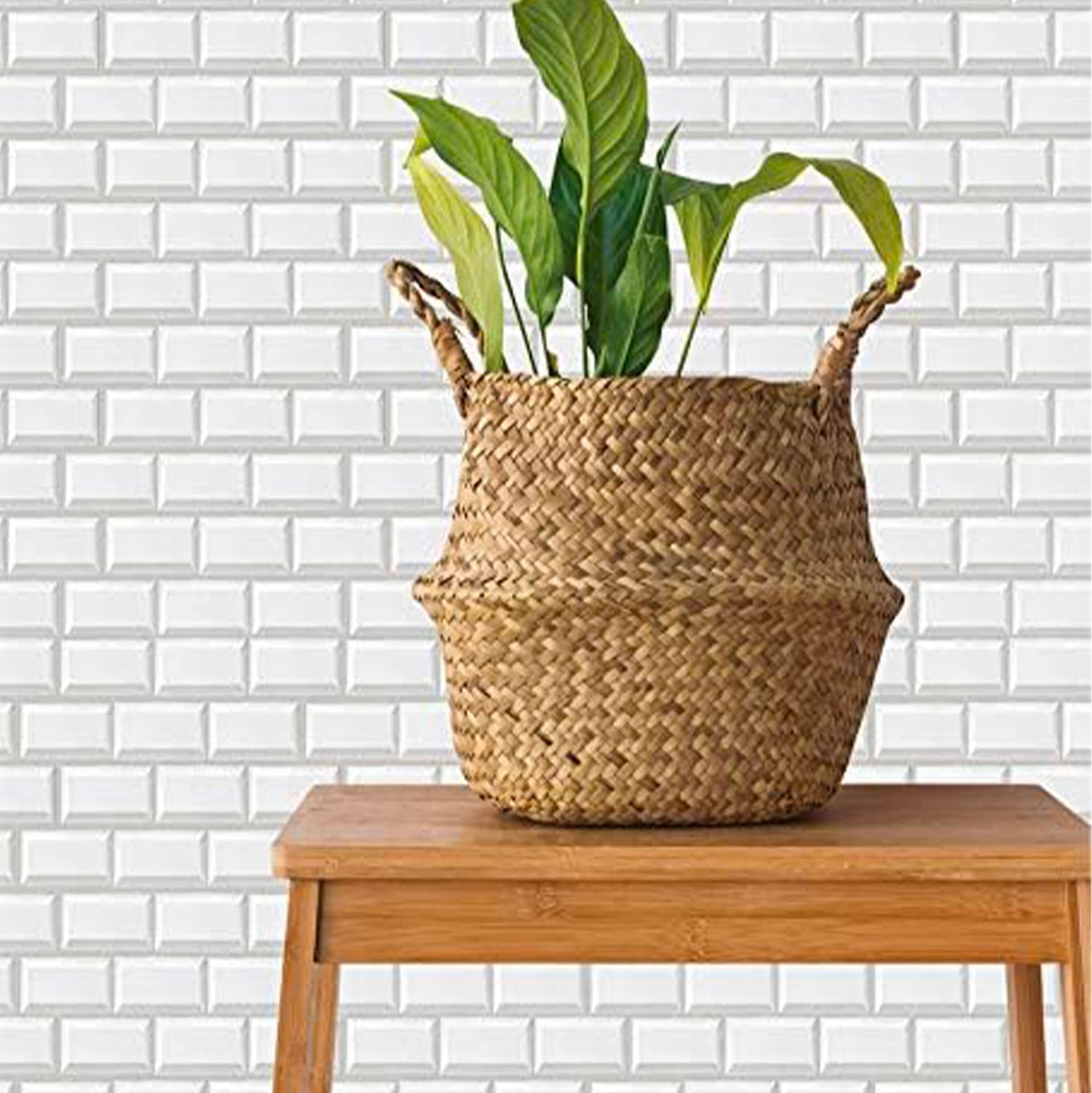 pacco da 4 Pannelli 3D Autoadesivi in PVC 30X30cm vari decori ultrarealistici ideali per bagni e cucine - 36