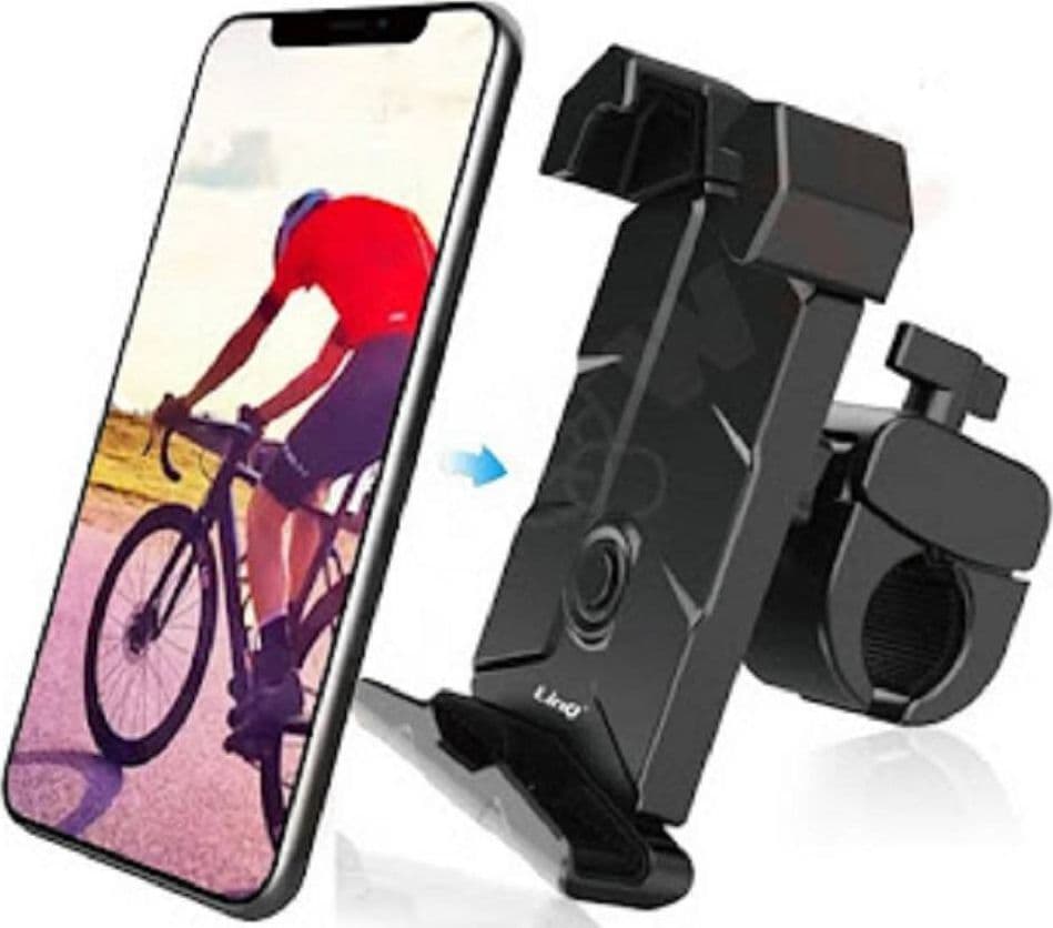 SUPPORTO SMARTPHONE PER BICI BICICLETTA PORTA CELLULARE CON ROTAZIONE 360° BK682 - 2