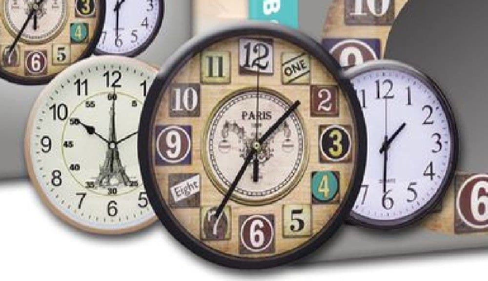 OROLOGIO DA PARETE MURO DIAMETRO 30CM CASA CUCINA VARI MODELLI ASSORTITI TX-9143 - 4
