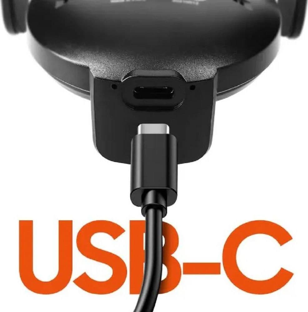 SET CARICABATTERIA WIRELESS PER AUTO 15W SMARTPHONE 3 CONNETTORI MAGNETICI JJT963 - 12