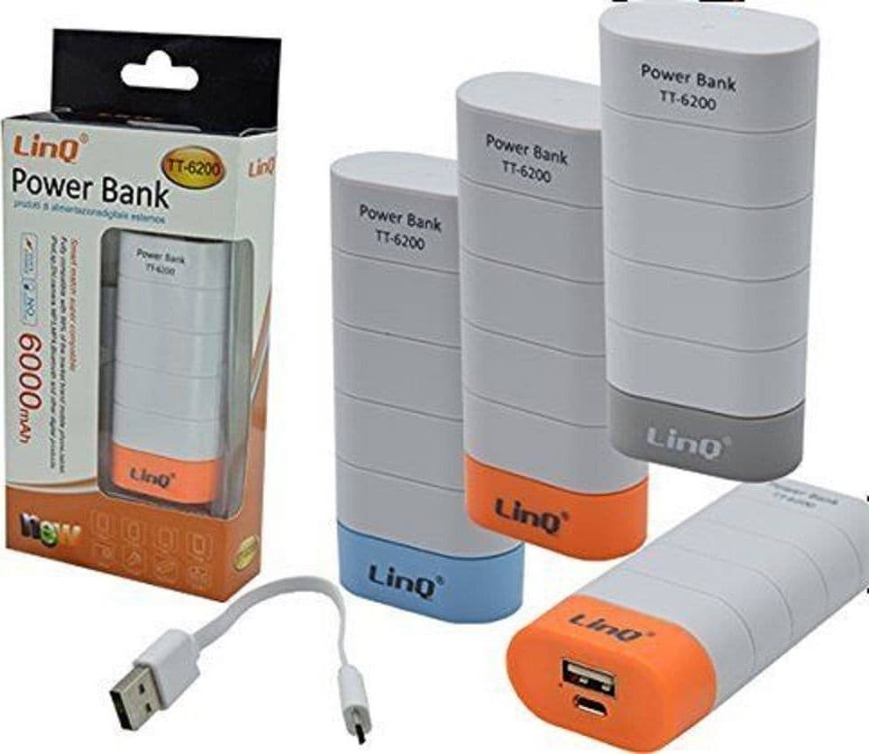 CARICABATTERIE PORTATILE 6000 MAH BATTERIA POWER BANK USB CAVO 3 IN 1 TT-6200+ - 2