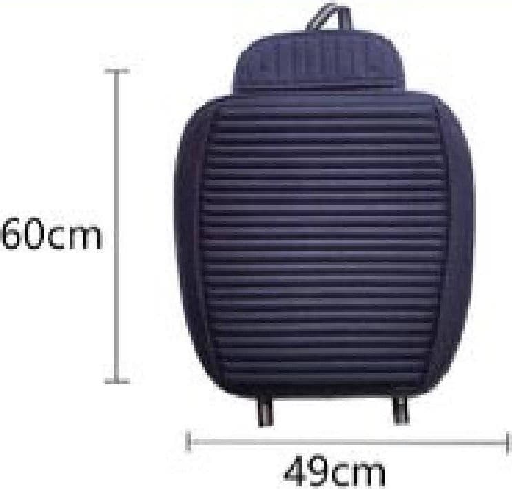 COPRISEDILE AUTO UNIVERSALE CUSCINO AREATO SCHIENALI MASSAGGIO 60X49CM CX-8234 - 3